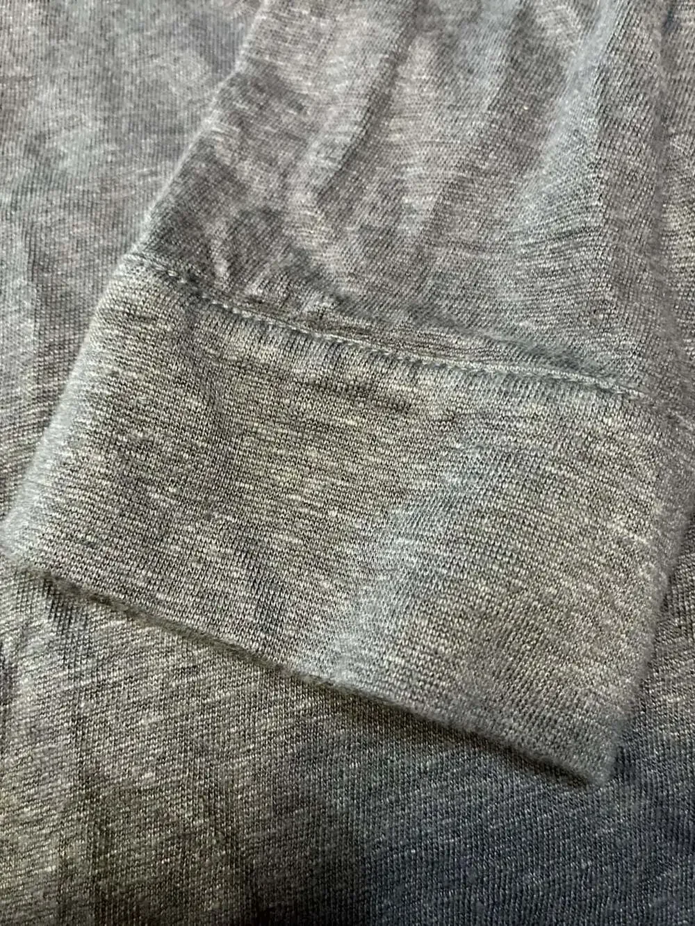 Gerard Darel Paris Long Sleeve Henley Button-Front Shirt with Dual Chest Pockets